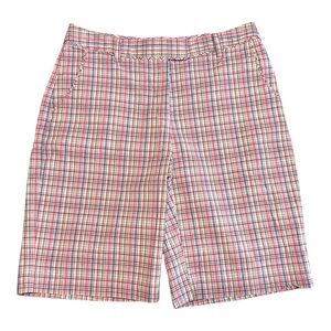 Lady Hagen Pastel Plaid Women’s Bermuda Golf Shorts Size 6 
Excellent Condition